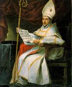Bartolome Esteban Murillo San Leandro, Obispo de Sevilla oil painting artist
